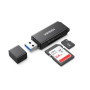 USB Кардридер UGREEN USB 3.0 to TF + SD Dual Card Reader, Black