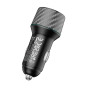 Автомобільний зарядний пристрій BOROFONE BZ21A Brilliant 36W dual port QC3.0, Black