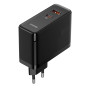 Сетевое зарядное устройство Baseus GaN5 Pro Fast Charger 100W 5A Cable Type-C to Type-C, Black