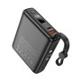 Зовнішній акумулятор Power Bank BOROFONE BJ70A Vigorous PD20W Power Bank with Cable 15000mAh, Black