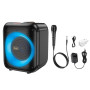 Портативная Bluetooth колонка HOCO HA1 Graceful outdoor с микрофоном 3600mAh, Black