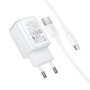Сетевое зарядное устройство BOROFONE BAS82A с кабелем USB-A to Type-C, White
