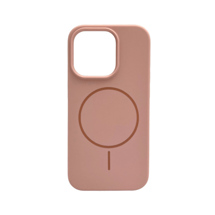 Чохол Cosmic Silicone Case Magnetic для iPhone 15 Pro Max, Pink Sand