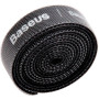 Органайзер для кабелів Baseus Colourful Circle Velcro strap 3m, Black