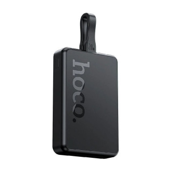 Портативна батарея Power Bank HOCO Q24 Elegant 22.5W + PD20W Type-C / Lightning з бездротовою зарядкою 10000mAh, Black