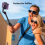 Селфи - Штатив UGREEN LP586 Selfie Stick Tripod with Bluetooth Remote, Black