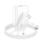 Сетевое зарядное устройство BOROFONE BA21A Pro PD20W cable Type-C to Type-C 1m, White