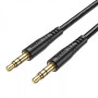 Аудио-кабель HOCO UPA24 Smooth AUX audio cable 1m, Black