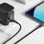 Data - кабель ACEFAST C22-02 USB-C to 2 USB-C 100W, Black