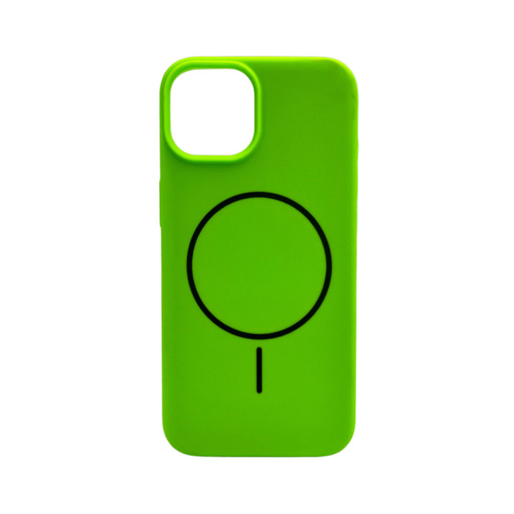 Чехол Cosmic Silicone Case Magnetic для iPhone 13, Shiny Green