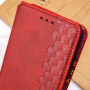 Чохол - книжка Rubic Leather для Xiaomi Redmi Note 13 Pro 5G / POCO X6 5G, Red