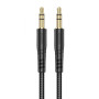 Аудио-кабель HOCO UPA24 Smooth AUX audio cable 1m, Black