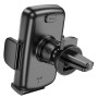 Автомобільний тримач для мобільного HOCO CA94 Polaris push-type Air outlet car holder, Black