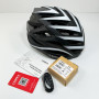 Велошлем Livall BH62 NEO (L) BR80 (55-61см) с Bluetooth, Black - White
