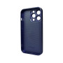 Чохол AG Glass Matt Frame Color для iPhone 13 Pro, Navy Blue