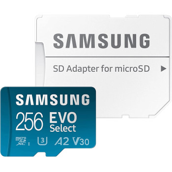 Карта пам'яті microSDXC Samsung EVO Select 256 Гб, Grey