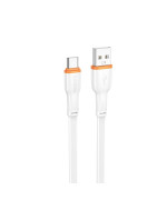 Data - кабель BOROFONE BX118 USB-A to Type-C, White