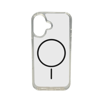 Чехол Cosmic Acrylic Thin Magnetic для iPhone 16, Grey