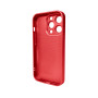 Чехол AG Glass Matt Frame Color для iPhone 14 Pro, Red