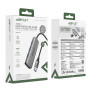 USB Хаб ACEFAST J17 4in1 USB 3.0, Metal Gray