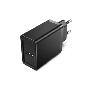 Мережевий зарядний пристрій Vention FAAB0 USB 2.4A, Black