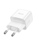 Мережевий зарядний пристрій HOCO N32 Glory PD30W / QC3.0, White