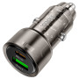 Автомобильное зарядное устройство HOCO Z52 Spacious USB / Type-C, Black