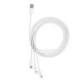 Data - кабель Baseus Superior USB to micro-USB / Lightning / Type-C 1.5m, White