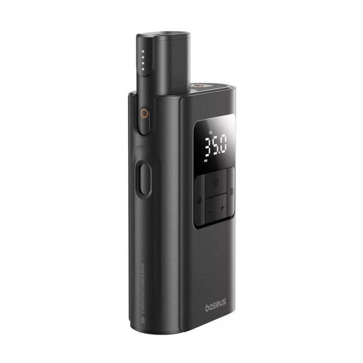 Автомобильный насос Baseus PrimeTrip VA1 Wired and Wireless 2-in-1 Tire 3800mAh, Black