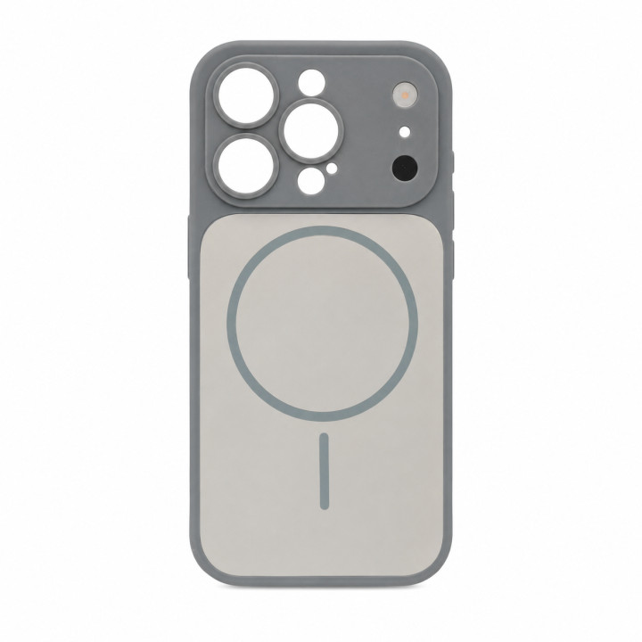 Чохол Silicone MAG COVER для iPhone 14 Pro Max, Lavender Grey