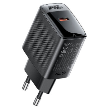 Мережевий зарядний пристрій ACEFAST A102 3A PD30W /QC3.0, Black