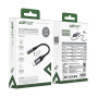 Аудиокабель ACEFAST J12 Type-C to 3.5mm female 0.15m, Black