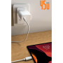 Мережевий зарядний пристрій WUW C202 PD45W, White