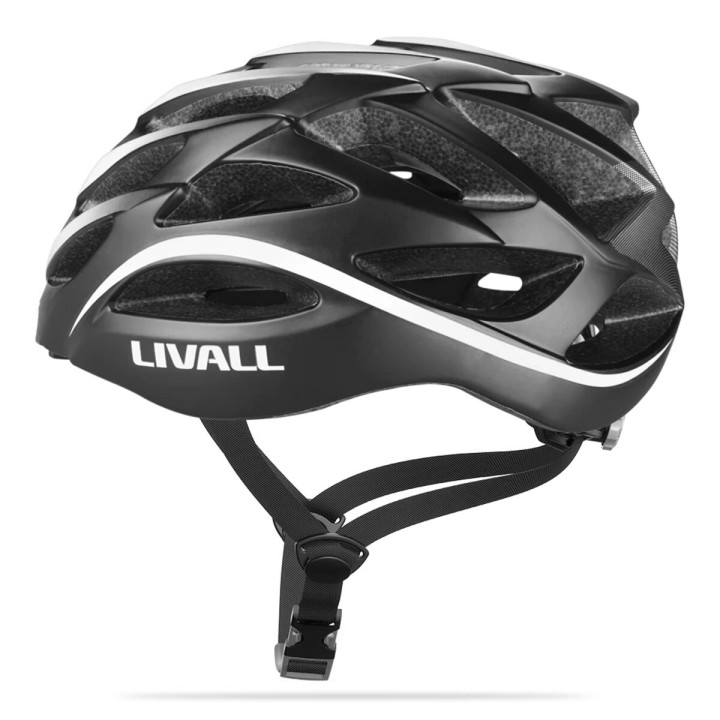 Велошлем Livall BH62 NEO (L) BR80 (55-61см) с Bluetooth, Black - White