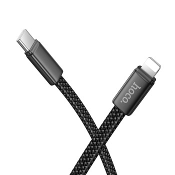 Data - кабель HOCO X125 PD30W Type-C - Lightning, Black