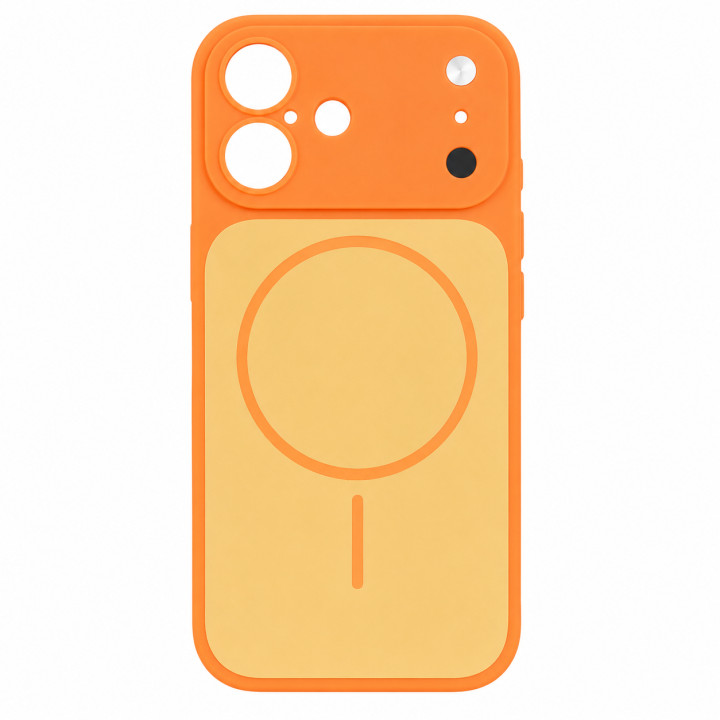 Чохол Silicone MAG COVER для iPhone 16, Orange