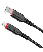 DATA кабель Hoco X59 USB to Type-C 3A 2m, Black