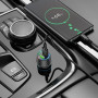 Автомобільний зарядний пристрій BOROFONE BZ21A Brilliant 36W dual port QC3.0, Black