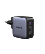 Мережевий Зарядний пристрій UGREEN CD296 UGR-90409 GaN 65W Fast Charger 3-Port, Gray