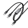 Data - кабель ACEFAST C22-02 USB-C to 2 USB-C 100W, Black