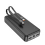 Портативна батарея Power Bank HOCO J118A with cable 20000mAh, Black