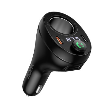 Автомобильное зарядное устройство с FM-модулятором HOCO E88 Star 2Type-C 35W, Black
