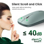 Беспроводная Bluetooth мышь UGREEN MU001, Green