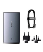 Мережевий зарядний пристрій Baseus CCGP100201 PD140W / QC5.0 Cable Type-C to Type-C 1m, Black