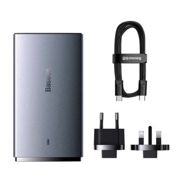 Сетевое зарядное устройство Baseus CCGP100201 PD140W / QC5.0 Cable Type-C to Type-C 1m, Black