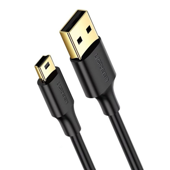 Data - Кабель UGREEN USB 2.0 A to Mini 5 Pin 1.5m, Black