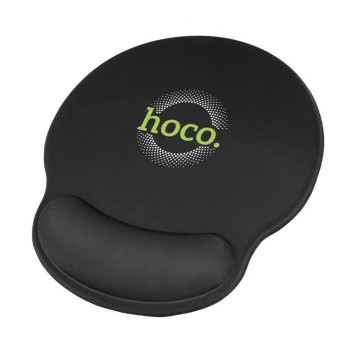 Килимок для миші HOCO GM30 Polar Fox mouse pad with wrist support, Black