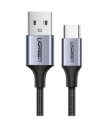 Кабель UGREEN US288 USB-A 2.0 to USB-C 1m, Black