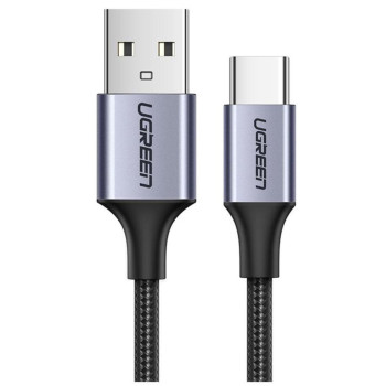 Кабель UGREEN US288 USB-A 2.0 to USB-C 1m, Black