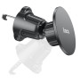 Магнітний тримач для мобільного HOCO H12 Fine jade ring magnetic car holder(air outlet), Black